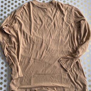 Brave Soul Beige Long Sleeve Top